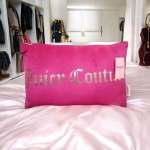 Juicy Couture Throw Pillow.  New with Tags.  15Lx 21" W